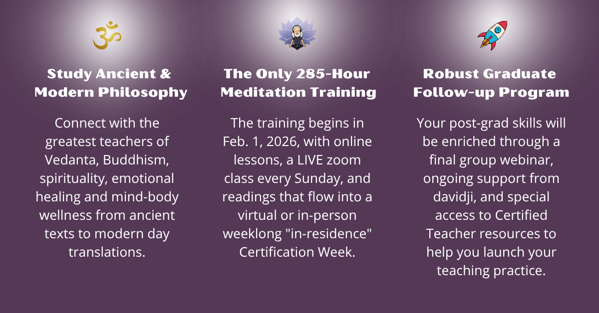 davidji Teacher Training highlights feb 1 2026